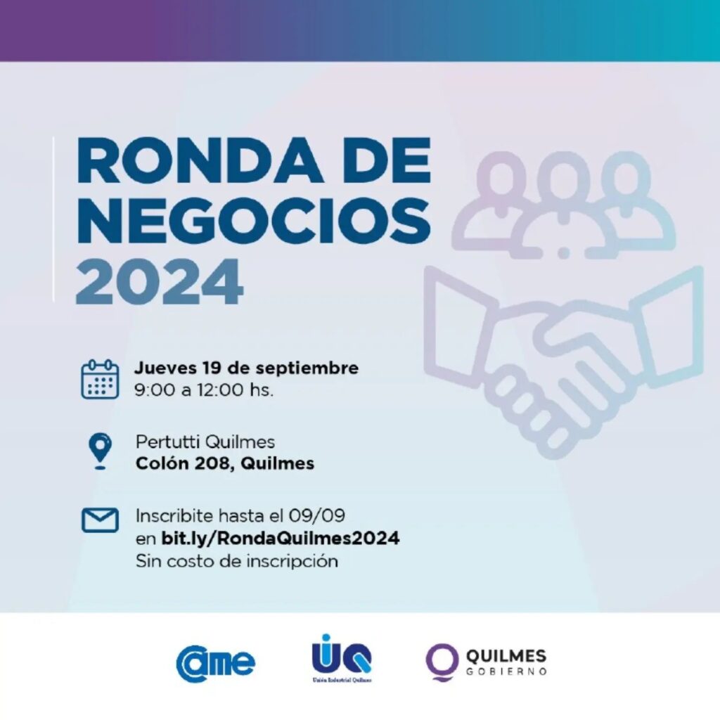 EL MUNICIPIO INVITA A LAS EMPRESAS A PARTICIPAR DE LA RONDA DE NEGOCIOS MULTISECTORIAL 2024