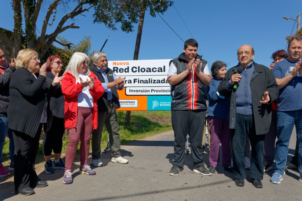 MUSSI INAUGURÓ REDES CLOACALES EN LOS BARRIOS SARMIENTO Y SAN MARCOS