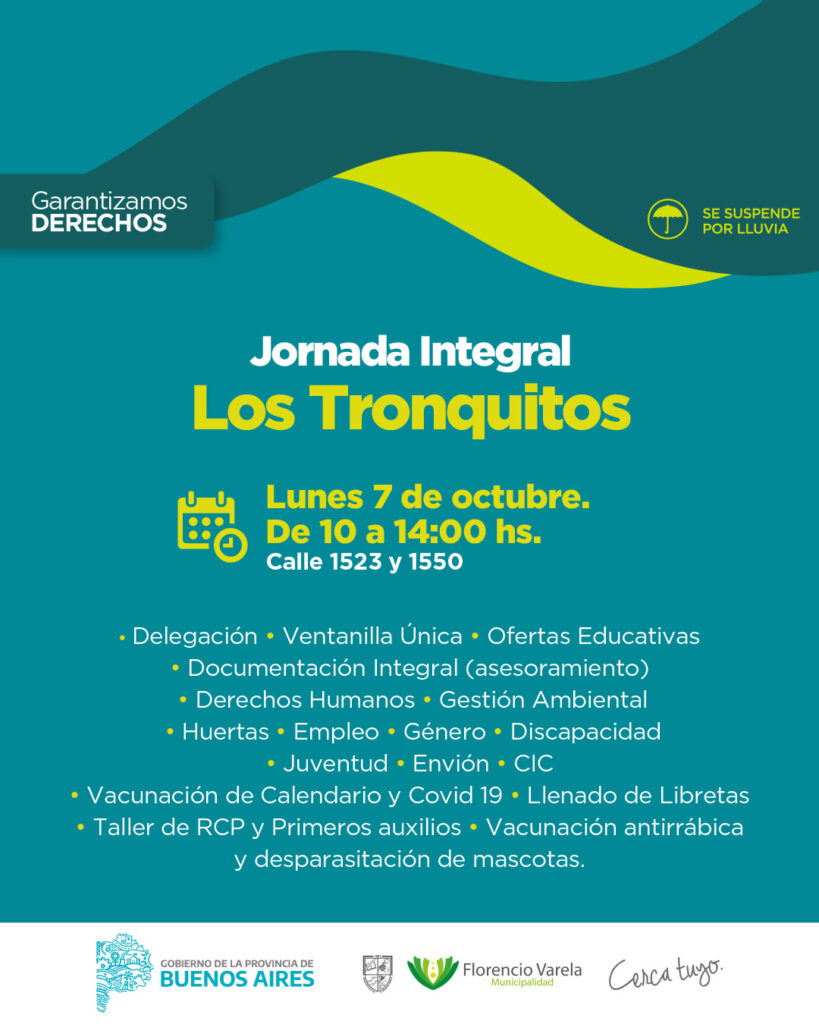 JORNADA DE ASESORAMIENTO INTEGRAL EN LOS TRONQUITOS