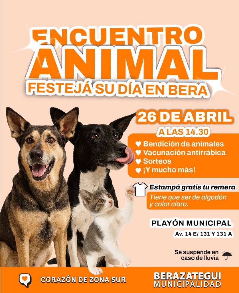 BERAZATEGUI SE PREPARA PARA EL GRAN FESTEJO POR EL DÍA DEL ANIMAL