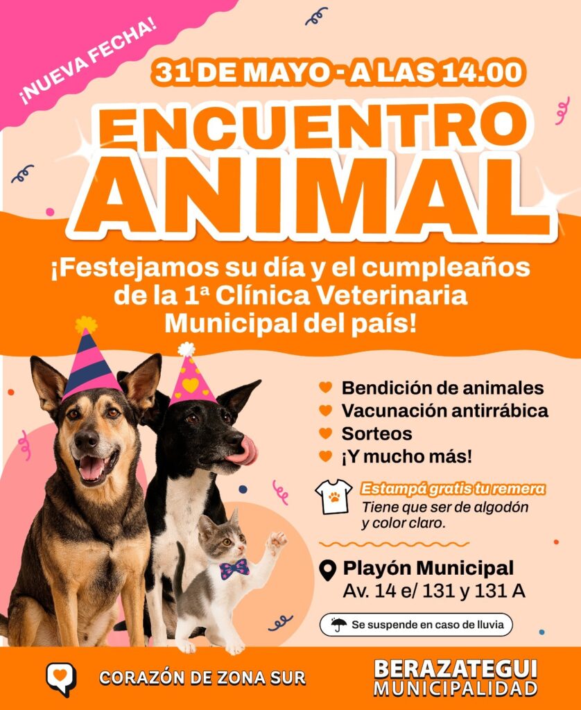 BERAZATEGUI CELEBRA EL DÍA DEL ANIMAL Y EL CUMPLEAÑOS DE LA CLÍNICA VETERINARIA MUNICIPAL
