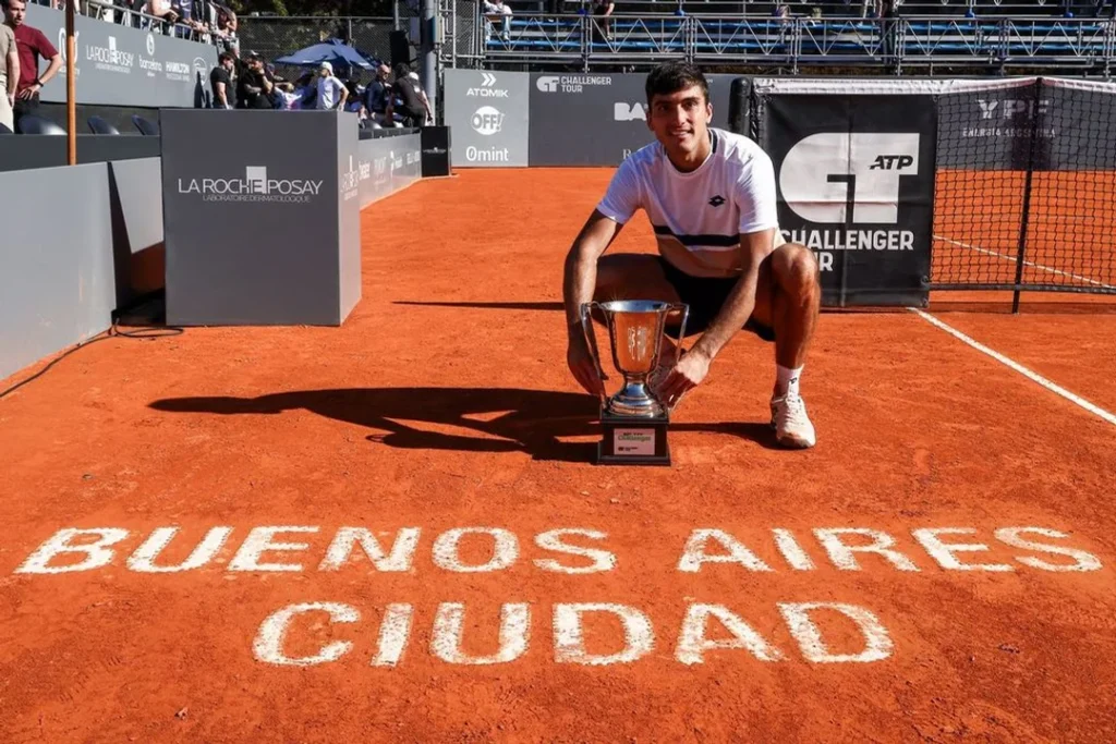 ROMÁN BURRUCHAGA, CAMPEÓN DEL CHALLENGER DE BUENOS AIRES: «GANAR ACÁ ES ESPECIAL»