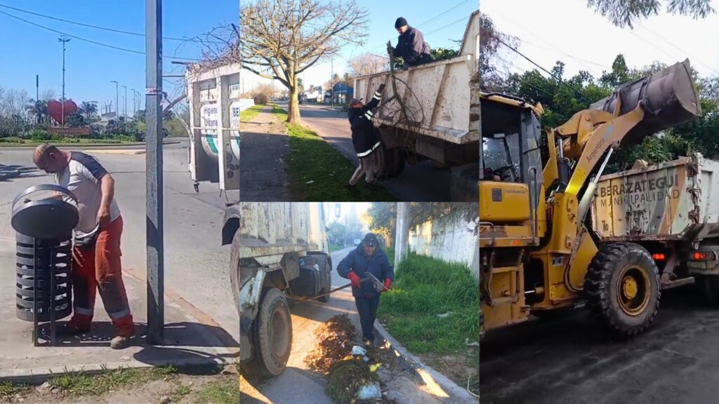 BERAZATEGUI: MÁS OPERATIVOS DE LIMPIEZA EN LOS BARRIOS