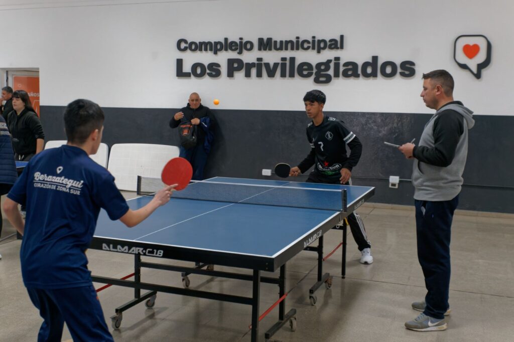 JUEGOS BONAERENSES: TENIS DE MESA PCD Y CONVENCIONAL EN LOS PRIVILEGIADOS