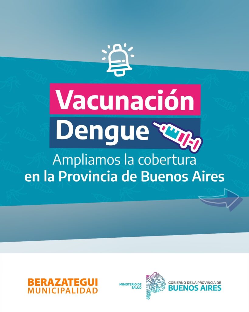 CONTINÚA LA CAMPAÑA DE VACUNACIÓN CONTRA EL DENGUE