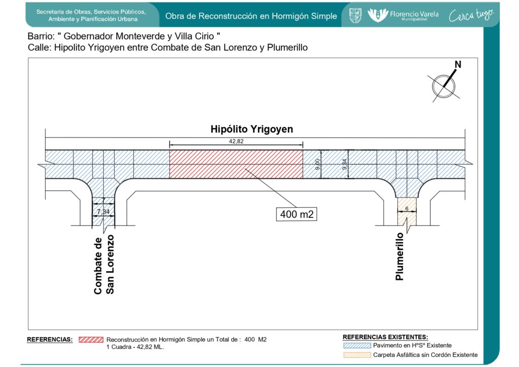 RECONSTRUCCIÓN DE PAVIMENTO EN VILLA CIRIO Y GOBERNADOR MONTEVERDE