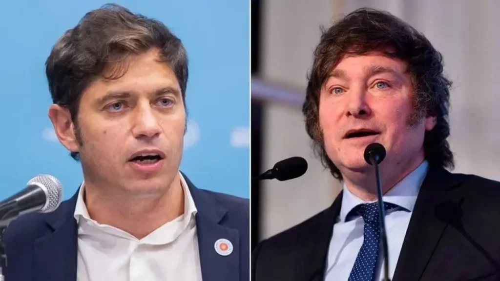 UNA ENCUESTA MIDE UN HIPOTÉTICO MANO A MANO ELECTORAL ENTRE MILEI Y KICILLOF EN EL CONURBANO