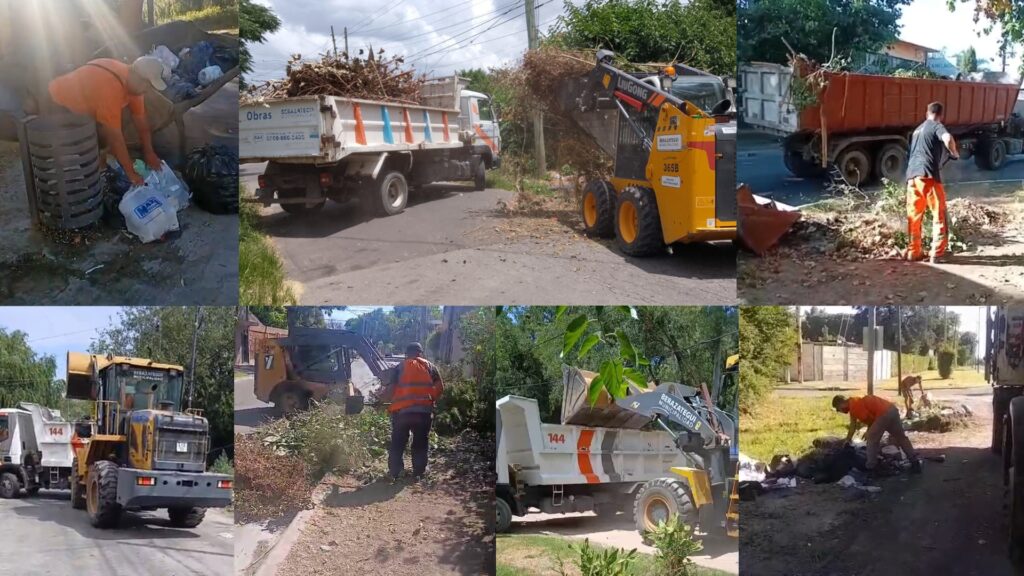 LA MUNICIPALIDAD CONTINÚA REALIZANDO OPERATIVOS DE LIMPIEZA EN LOS BARRIOS DE BERAZATEGUI