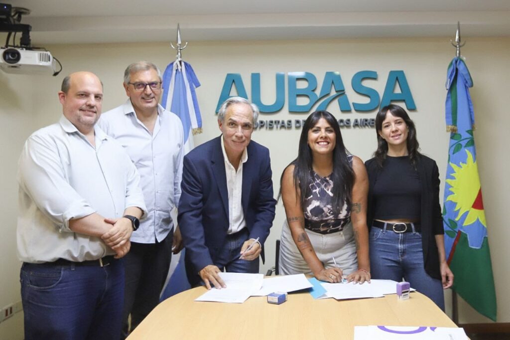 EL MUNICIPIO FIRMÓ UN CONVENIO CON AUBASA PARA INICIAR LA OBRA DE LA BAJADA DE EZPELETA