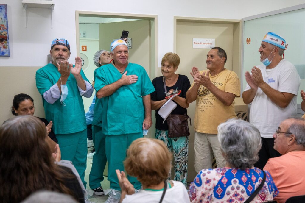 BERAZATEGUI REALIZÓ 383 CIRUGÍAS DE CATARATAS GRATUITAS EN UNA JORNADA HISTÓRICA DE SALUD