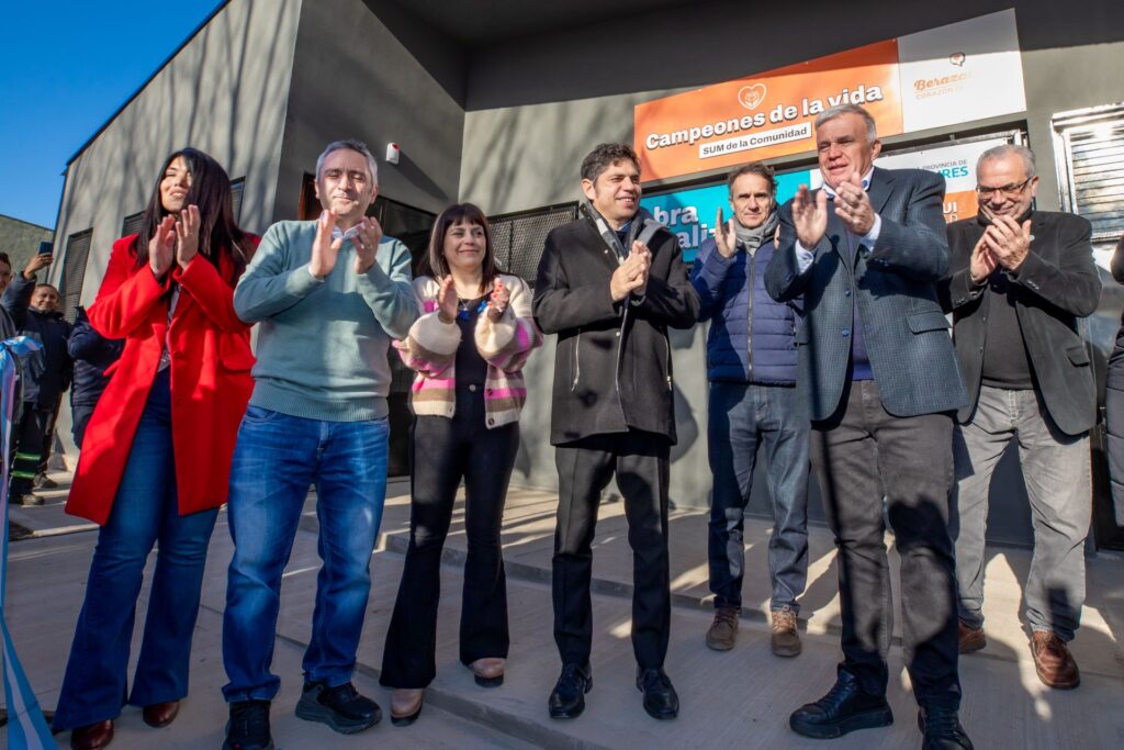 CARLOS BALOR Y KICILLOF INAUGURARON UN SUM EN SOURIGUES